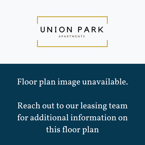 Floor plan for 1 bed, 1 bath, 702 sqft